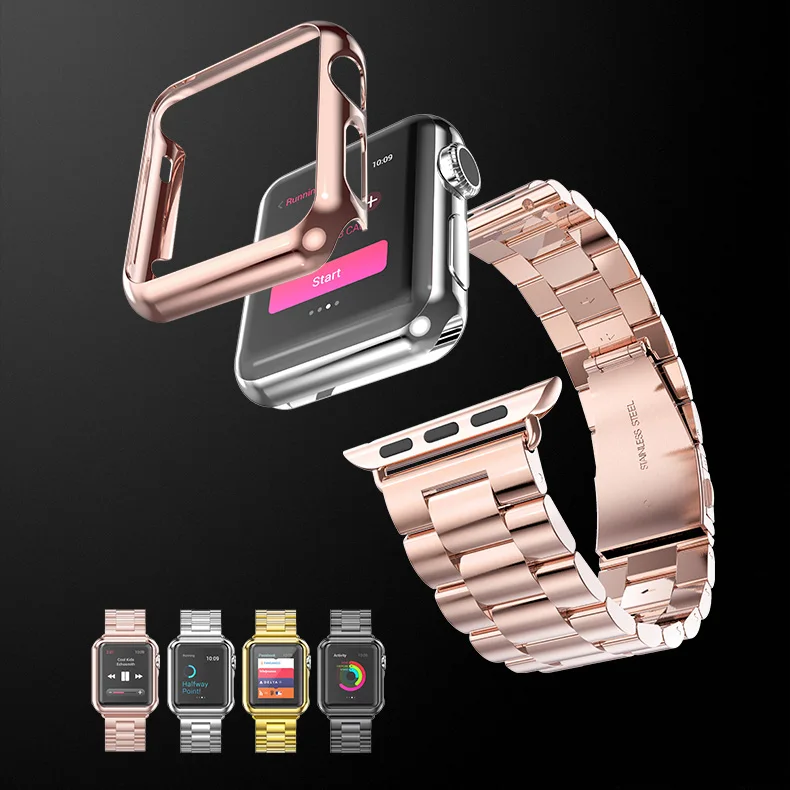 Чехол для наручных часов Apple Watch версии 44 мм 40 42 38 iwatch версия 5 4 3 2 1 защитный чехол