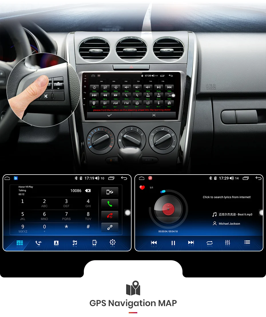 Junsun V1 pro 4G+ 64G CarPlay Android 9,0 DSP для Mazda Cx-7 cx7 2008- автомобильный Радио Мультимедиа Видео плеер Navi gps 2 din dvd