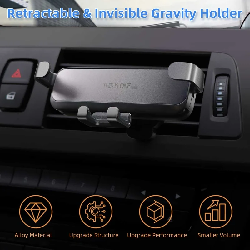 

Gravity Car Holder For Phone in Car Air Vent Clip Mount No Magnetic Mobile Phone Holder GPS Stand For iPhone XS MAX Xiaomi