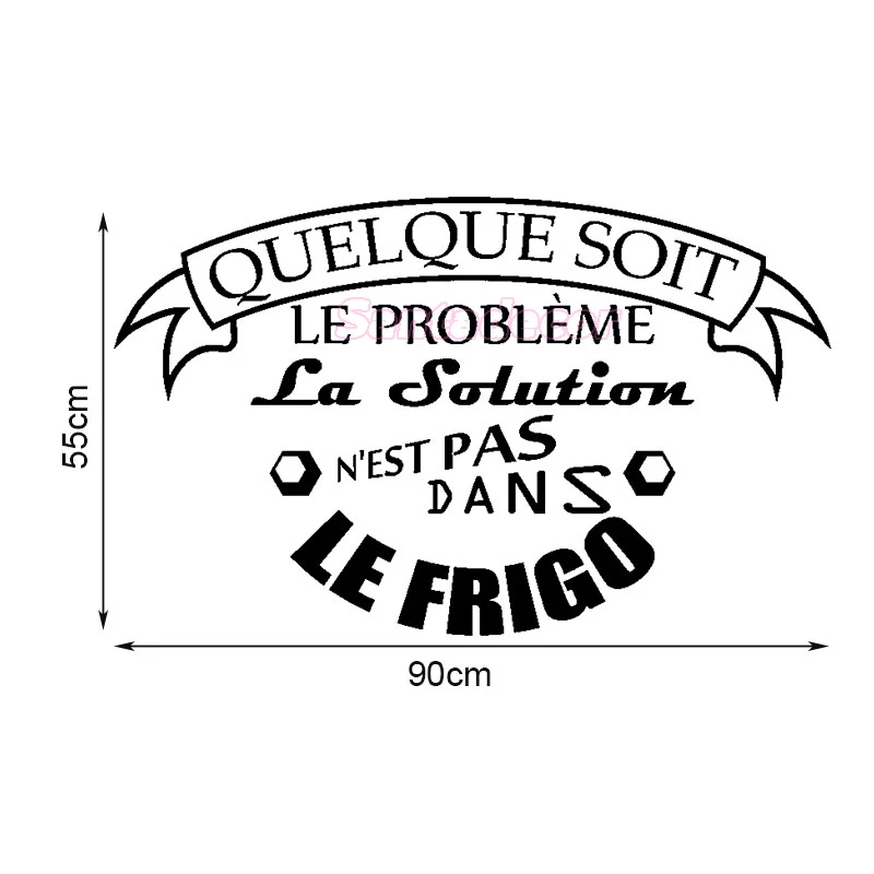 Наклейки на стену для холодильника виниловые Стикеры украшения стен кухни | Дом и