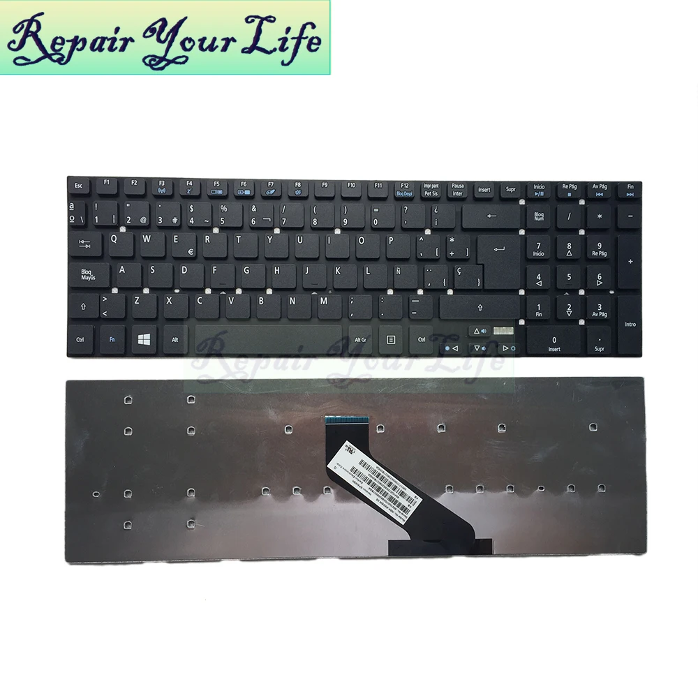 

Repair You Life laptop keyboard For ACER for Aspire 5830T 5830G 5830TG 5755 5755G Series SP Spainsh layout original keyboard