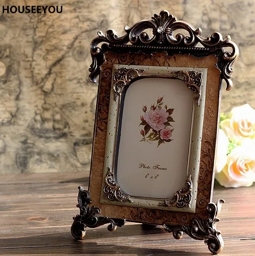 Ретро Дворцовая фоторамка винтажная полимерная стерео домашний декор