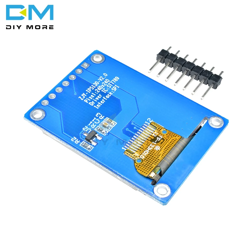 1 3 дюймовый 7 контактный IPS HD TFT ST7789 Привод IC 240*240 SPI связи В напряжение 4 проводной