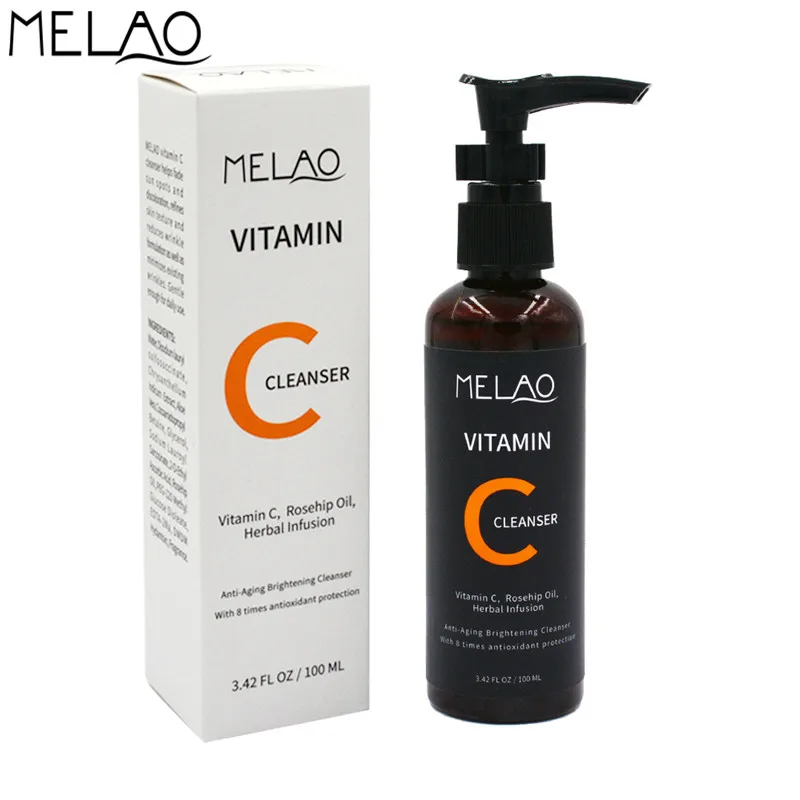 MELAO Отбеливающее очищающее средство для лица VC Lemon увлажняющее умывания глубокое