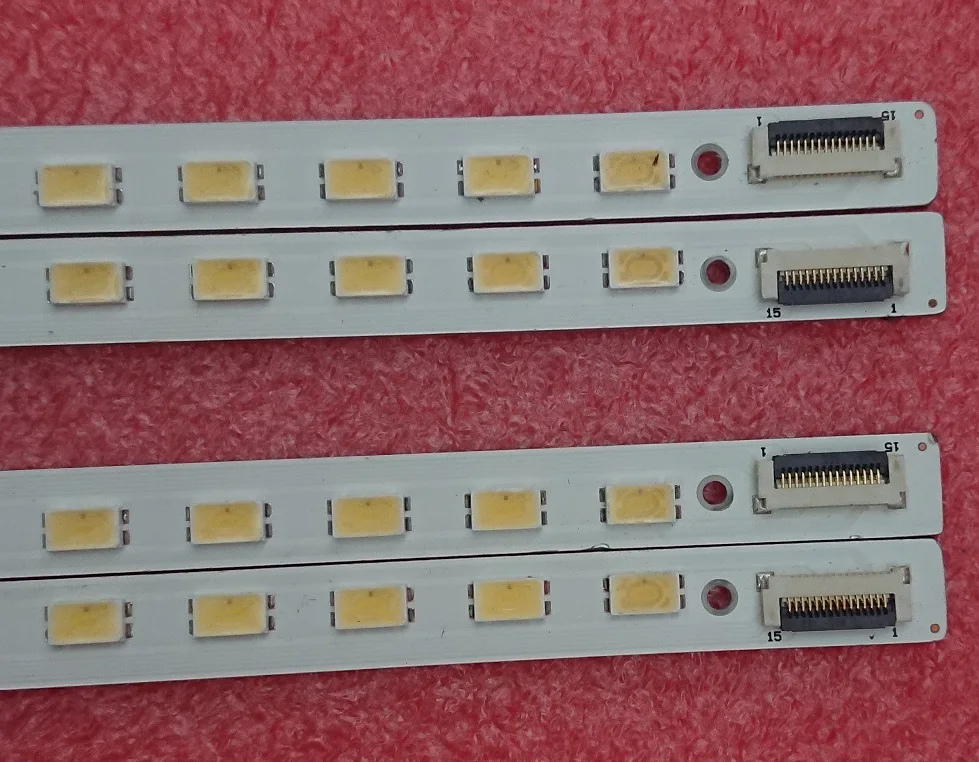 

Kit 4 PCS 60LED 618MM LED strip for Sony KDL-55NX720 KDL-55HX72D LJ64-02893A LJ64-02894A LTY550HQ03 STS550A27-60LED-REV.4