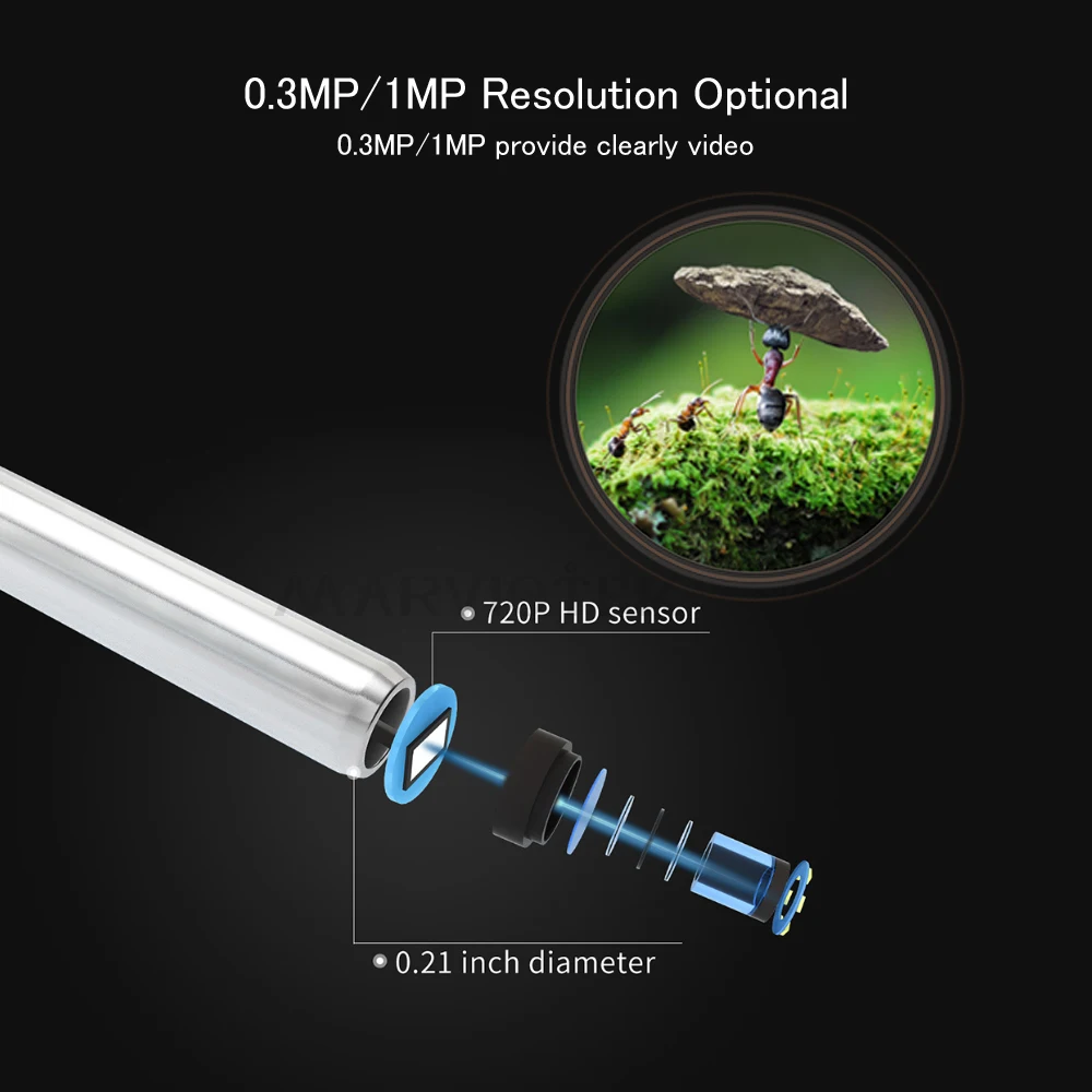 3 in 1 In Ear Cleaning Endoscope USB Visual Spoon 5.5mm Mini Camera Android PC pick Otoscope Borescope Tool Health Care | Безопасность и