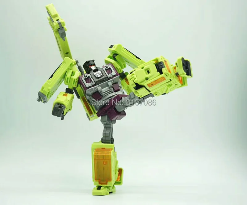 NBK Devastator бульдозер скраппер гравитационный крюк строитель GT Devastator KO трансформация Инженерная фигурка игрушки