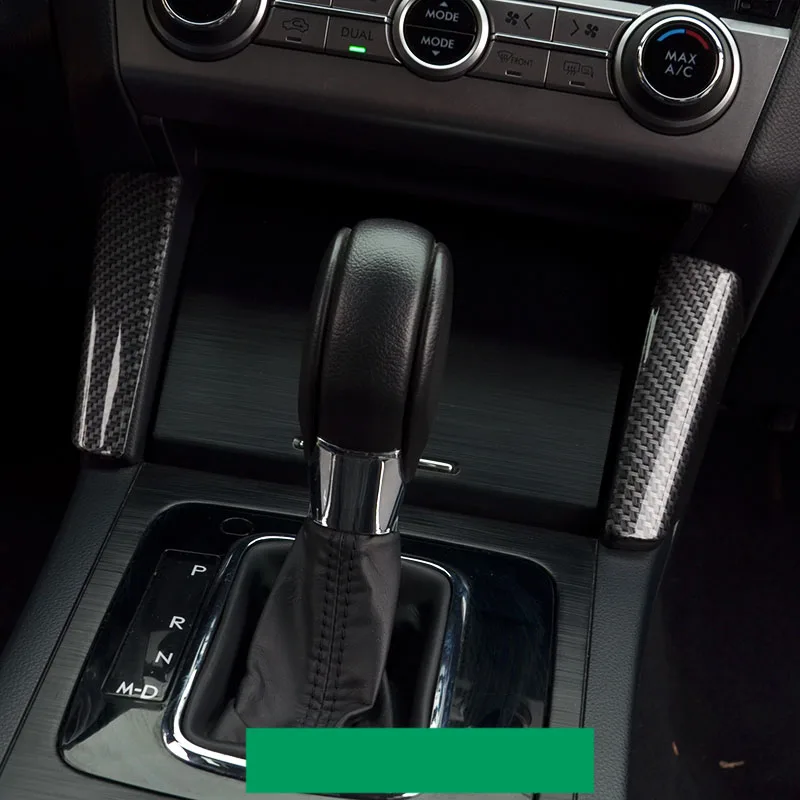 storage box trims1 Lsrtw2017 карбоновая Накладка для салона автомобиля, рамка для чашки, планки, Центральная панель управления, планки для subaru outback - Название цвета: storage box trims1