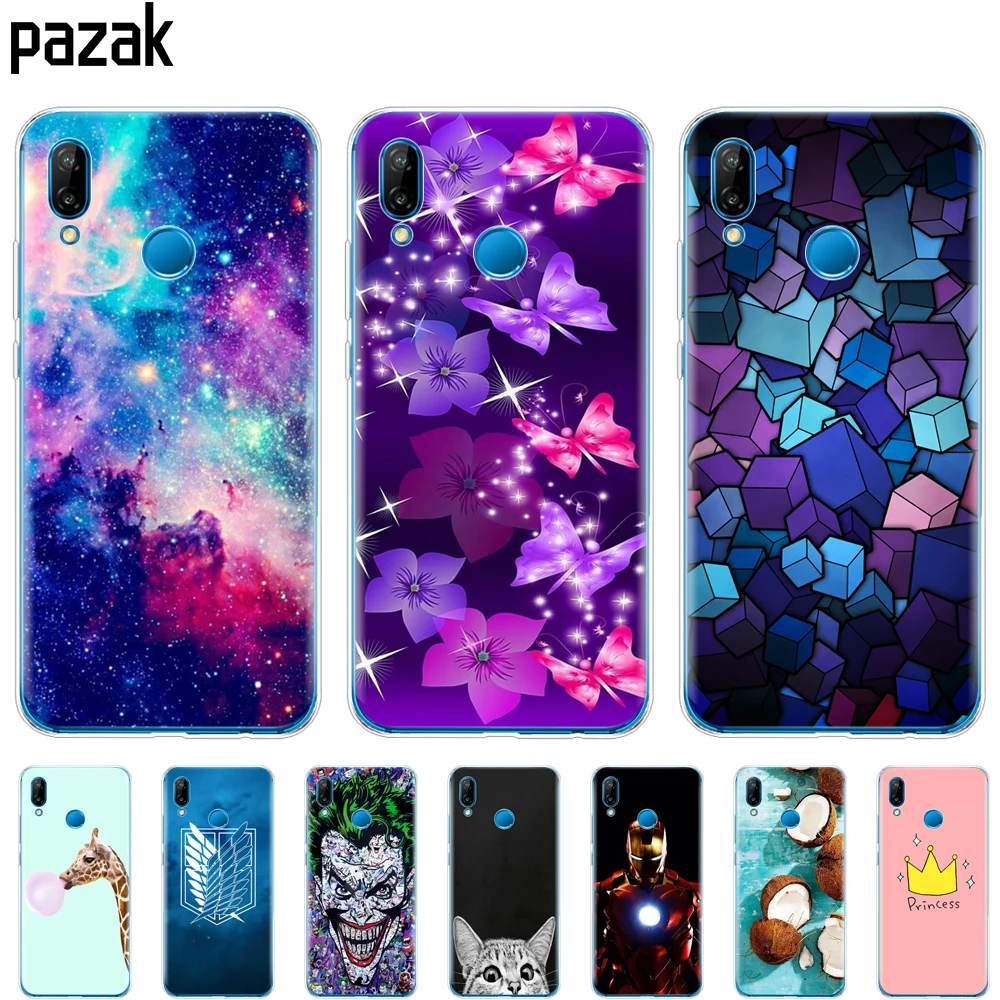 Силиконовый чехол для huawei nova 3 3i 3e чехол для телефона мягкий tpu чехол для nova 3 nova 3i INE-LX2 INE-LX9 funda задняя крышка чехол бампер