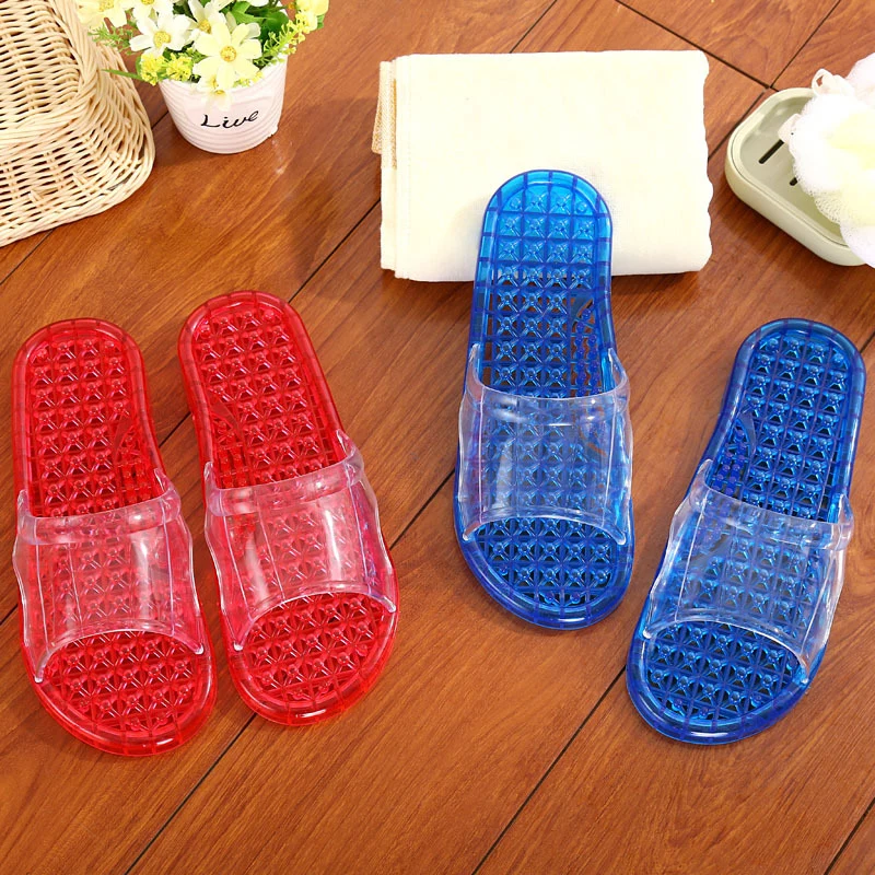 Разноцветные сандалии с кристаллами Нескользящие шлепанцы для ванной и Женские