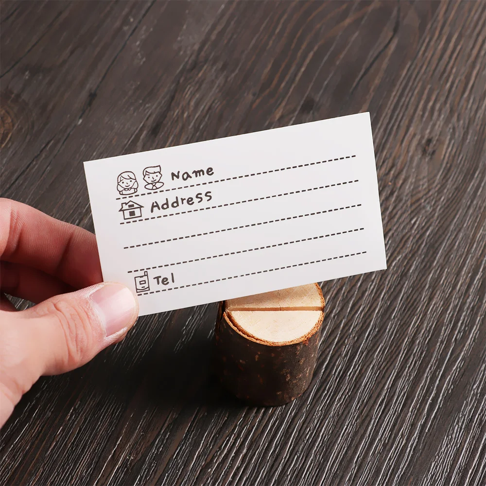 2 шт./лот натуральные деревянные держатели для карт креативные зажимы фотографий