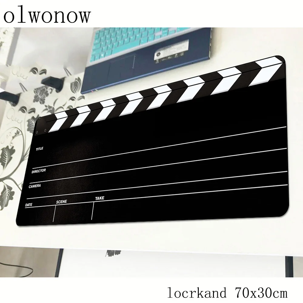 Коврик для мыши Clapperboard компьютерный геймерский коврик 70x30 см эргономичный в