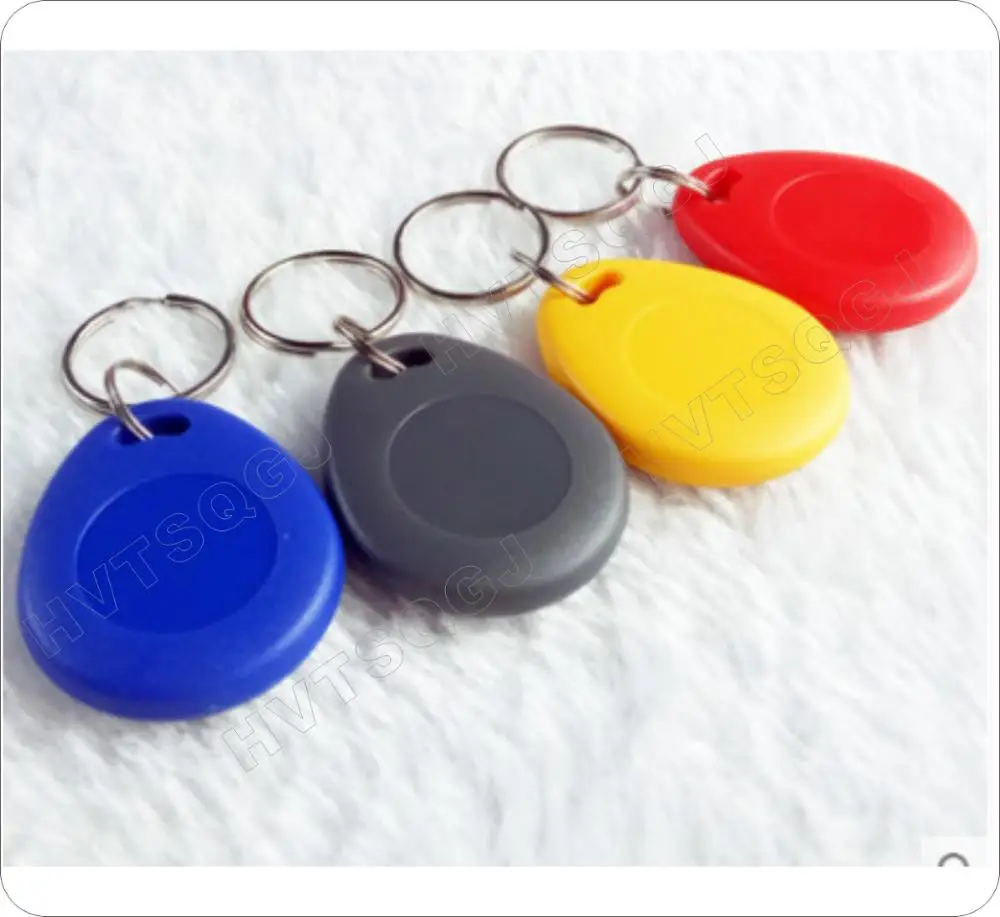 1000 pcs 13.56Mhz RFID Keyfobs Proximity Tags 1K S50 Key Token NFC Smart Tag for Access Control or nfc phone | Безопасность и