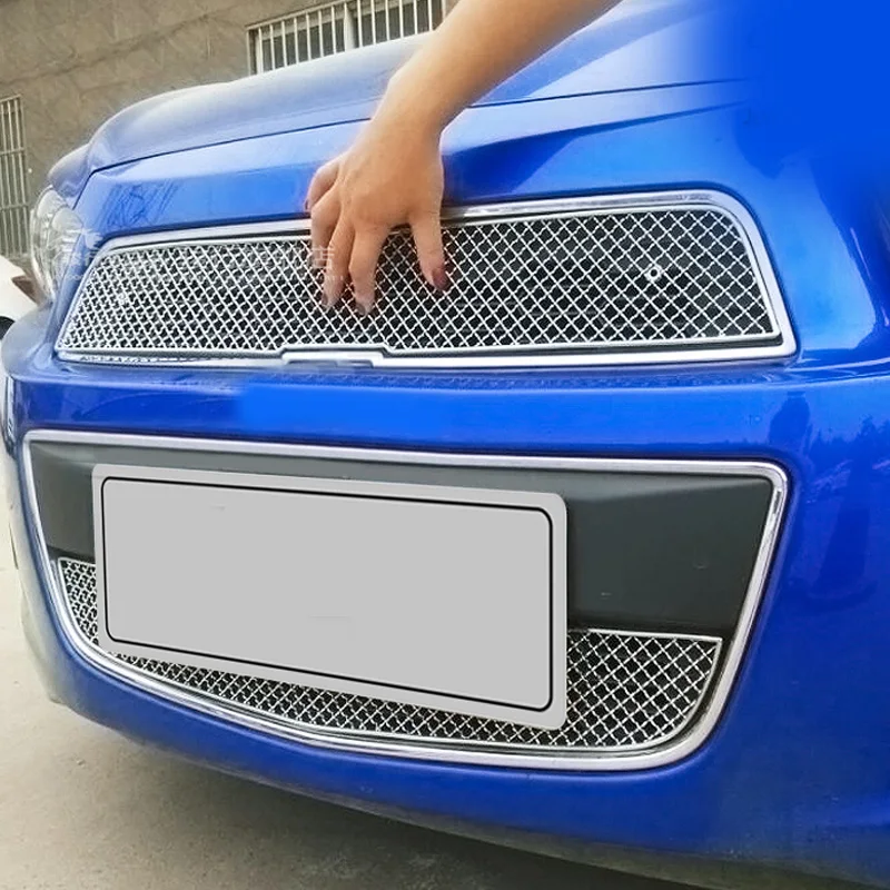Vtear для Chevrolet aveo Sonic t250 решетка для гоночных грилей, автомобильная решетка для гриля, декоративная хромированная отделка автомобиля, аксессуары 2011-2013