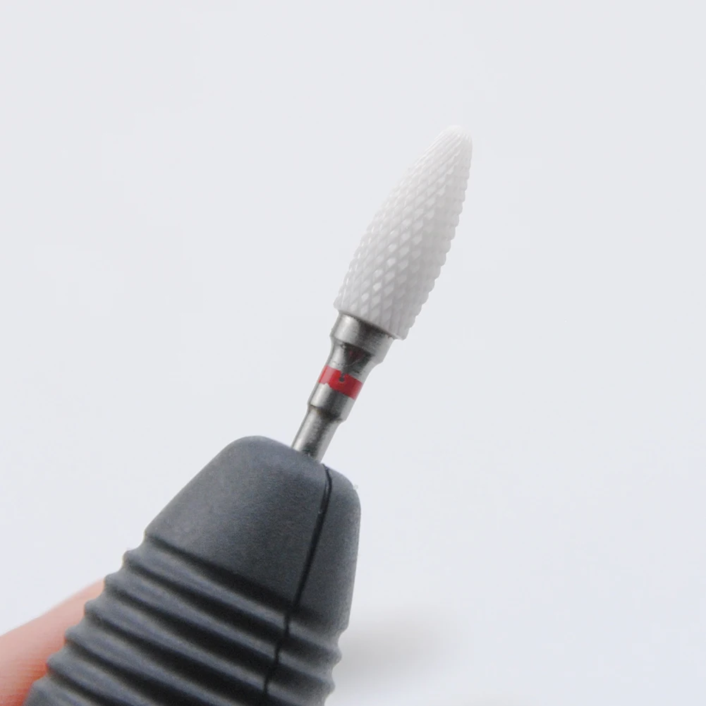 Hot Nail Drill Bit Ceramic Milling Cutter For Electric Manicure Machine Art Tools Accessories Files | Красота и здоровье
