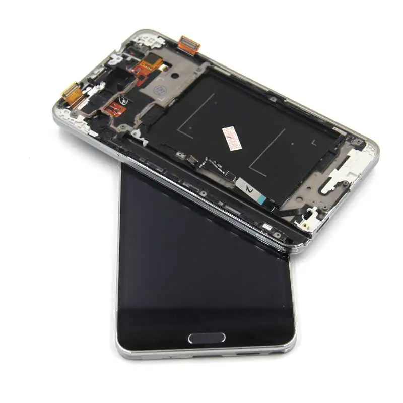 N9005 экран для samsung Galaxy Note 3 N9005 ЖК-дисплей сенсорный дигитайзер сенсор стекло в сборе с рамкой для Galaxy Note3 ЖК