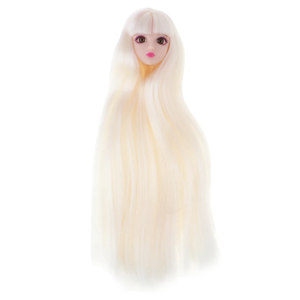 Форма для лепки головы BJD с макияжем набор белых волос лица женские фигурки