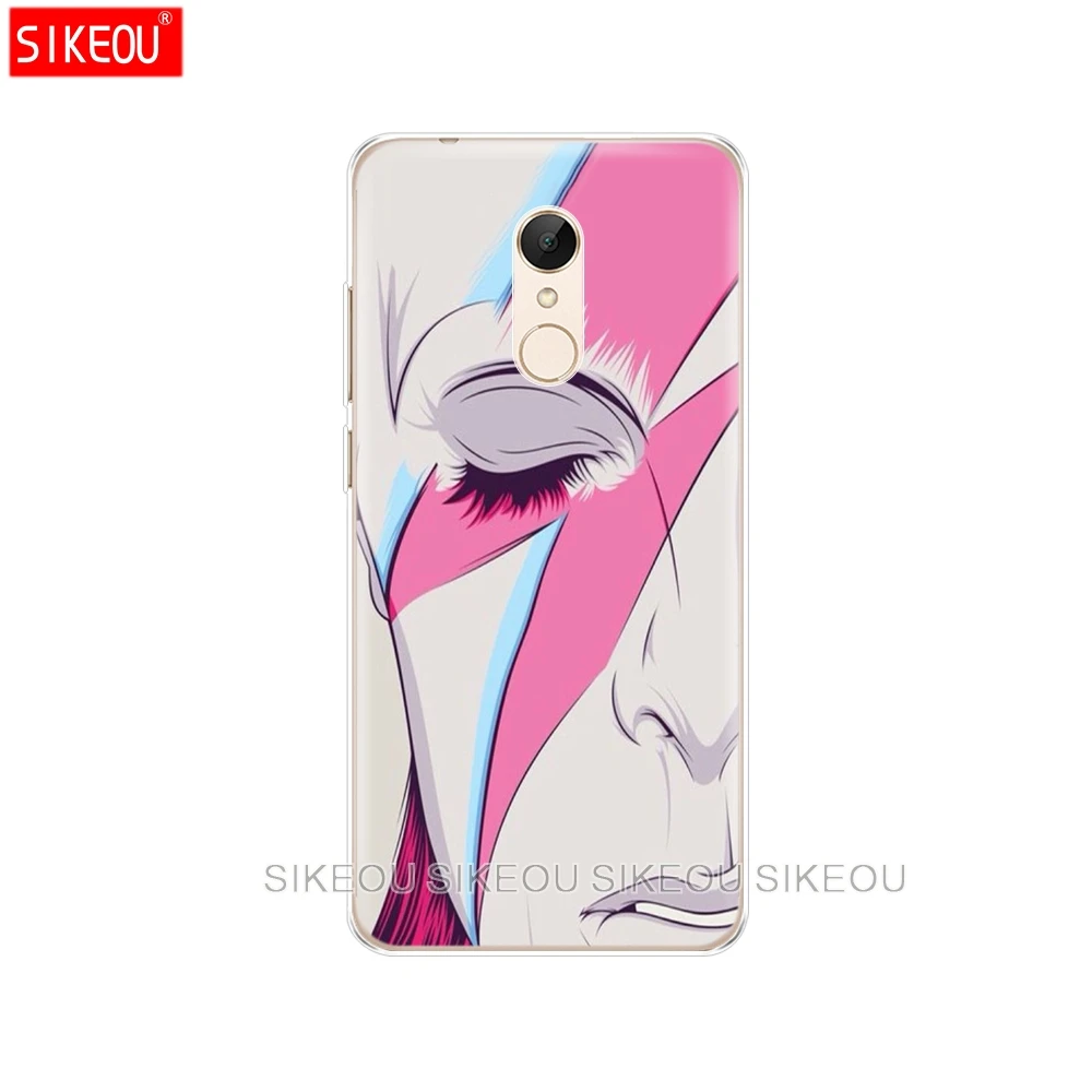 Силиконовый чехол для телефона Xiaomi redmi 5 4 1s 2 3 3s pro PLUS note 4X 4A 5A David Bowie Art|Бамперы| |