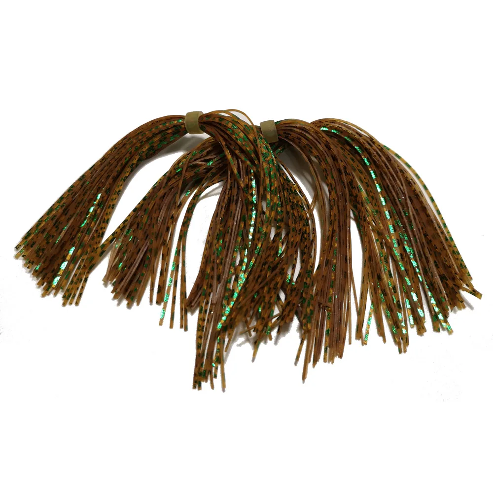 10 пучков SF004 Силиконовые юбки рыболовные аксессуары DIY Buzzbaits Spinner Buzz Bait Прямая