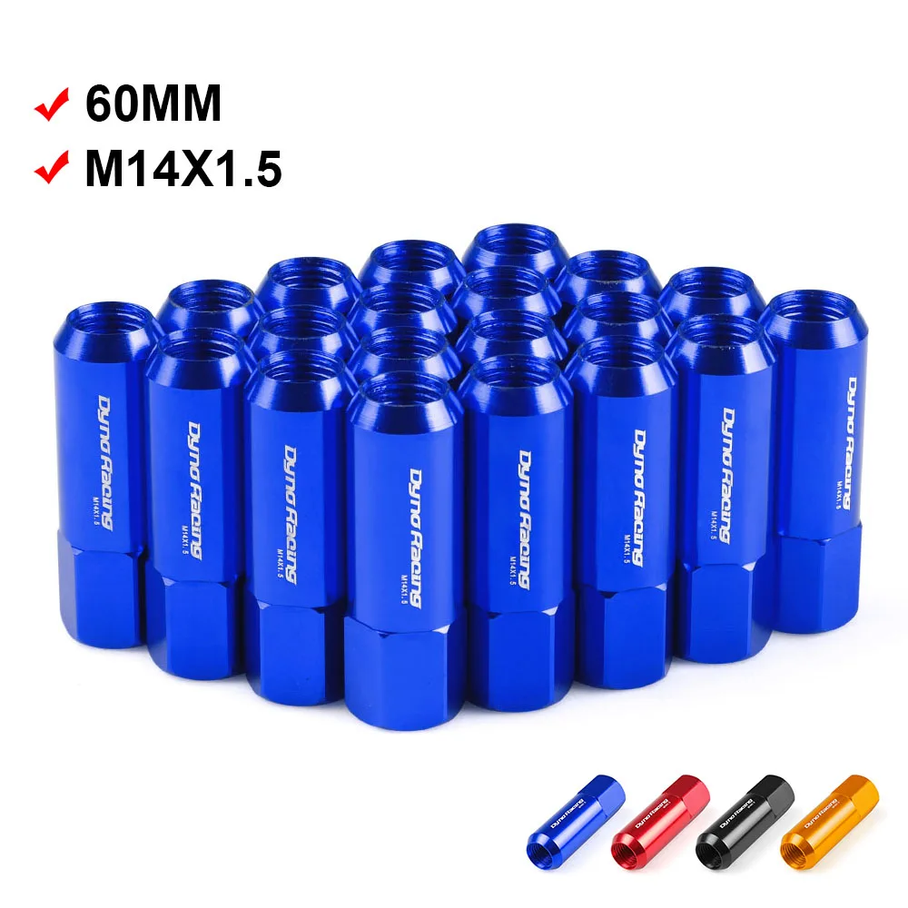 Колеса Dynoracing 60 мм M14 X 1 5 гайки для колес 20 шт. гоночных винтовые Алюминиевые YC101006|nut