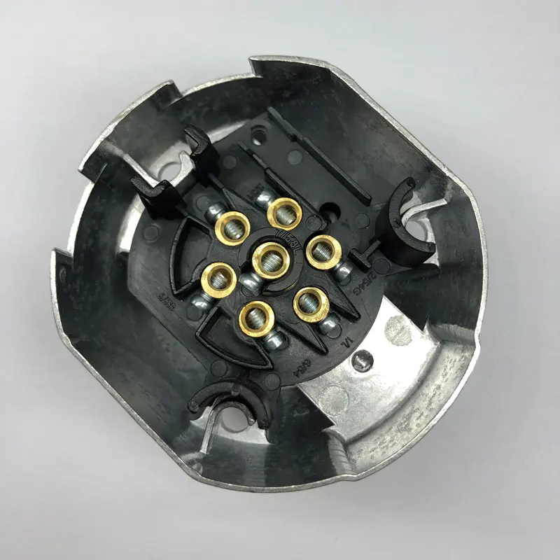 Аксессуары тележки 12V 7pin алюминиевая розетка трейлера женский caravanas трейлерные аксессуары буксировочный трос прицепа Запчасти караван аксессуары
