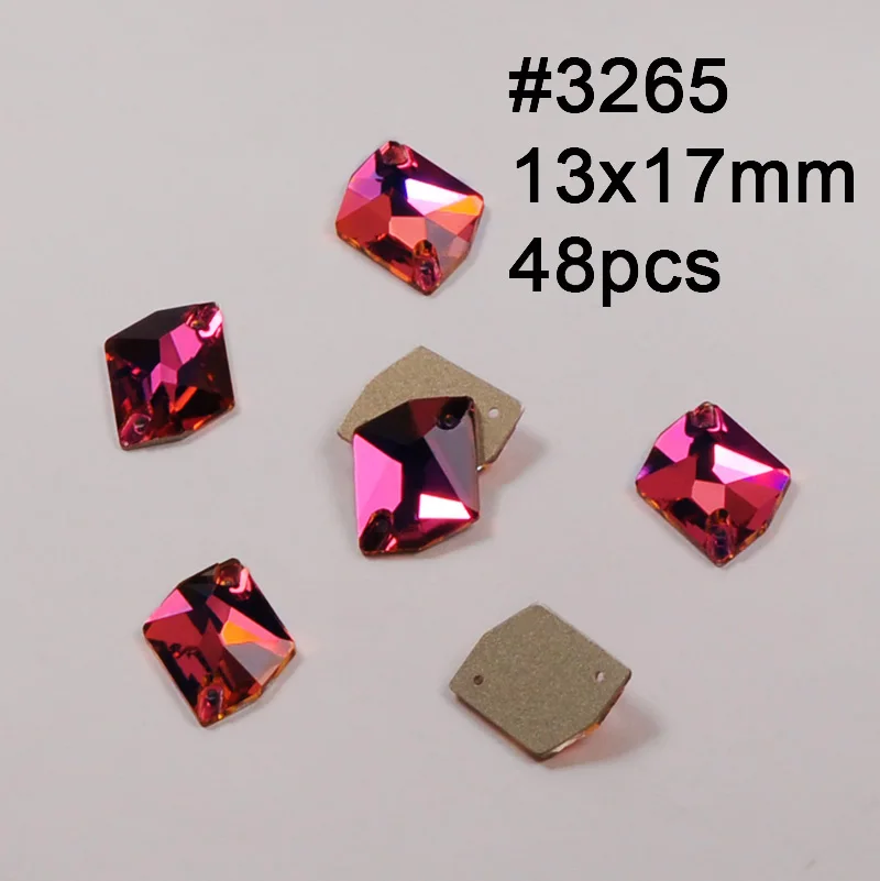 Cosmic 13X17mmpcs Пришитый камень цвет фуксии стекло кристалл риволи Наветт капелька Flatback Стразы для шитья для вечернего diy аксессуары для одежды - Цвет: Cosmic 13X17mmpcs