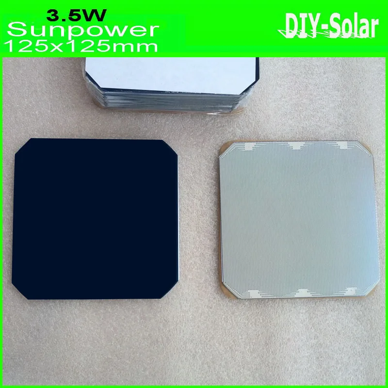 Купить дешевые высокая эффективность класса Sunpower Солнечных Элементов 30 шт./лот 125