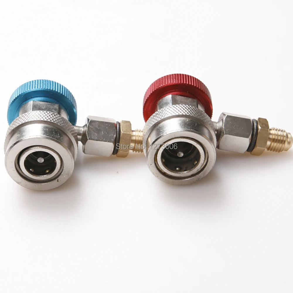 2 шт. Авто R134A H/L быстрой смены навесного оборудования адаптер для автомобиля