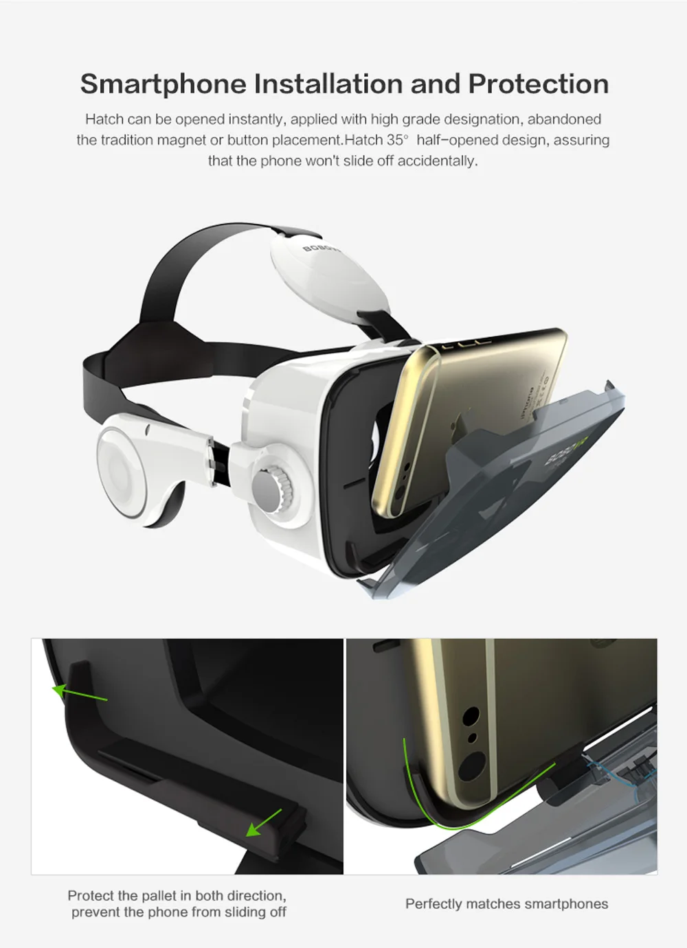 Bobovr Z4 VR Box 3D очки Виртуальная реальность мини Google Cardboard шлем VR очки гарнитуры BOBO VR для 4-6 дюймов мобильного телефона