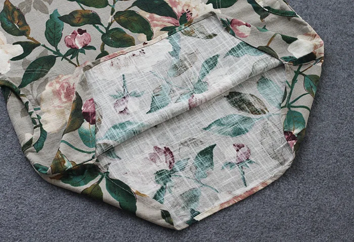 2017 женское винтажное цветочное свободное платье свободного кроя с длинным