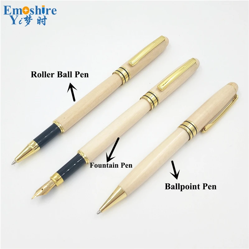 Деревянная шариковая ручка с коробкой в стиле ретро|pen gift set|roller ball penballpoint pen |