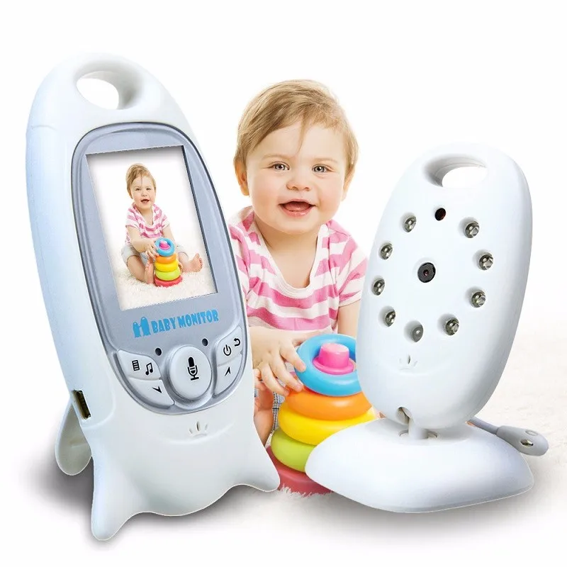 Babycam радионяня s vb601 Новинка 2,0 дюймов lcd колыбельные монитор температуры 2 способа разговора ИК ночного видения английское меню радионяня