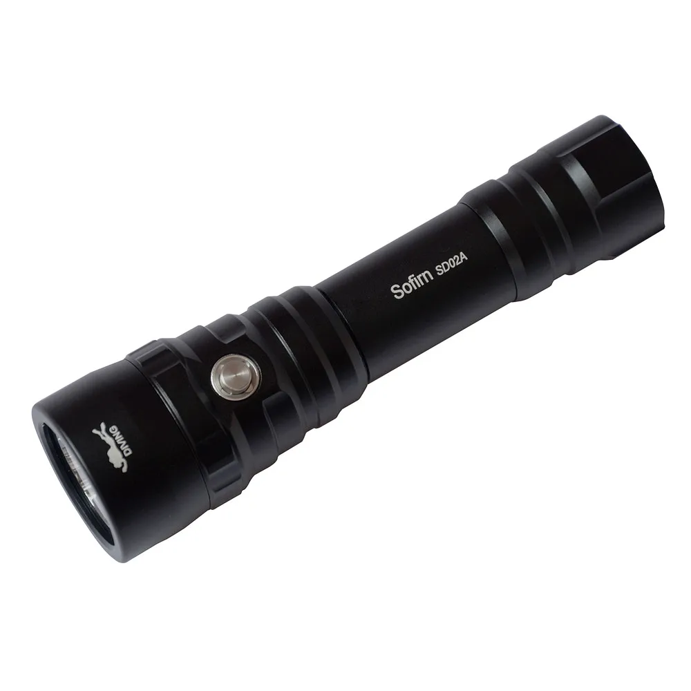 Sofirn SD02A профессиональный фонарик для дайвинга 18650 мощный свет для дайвинга Cree XPL 3000K Светодиодная лампа подводный прожектор