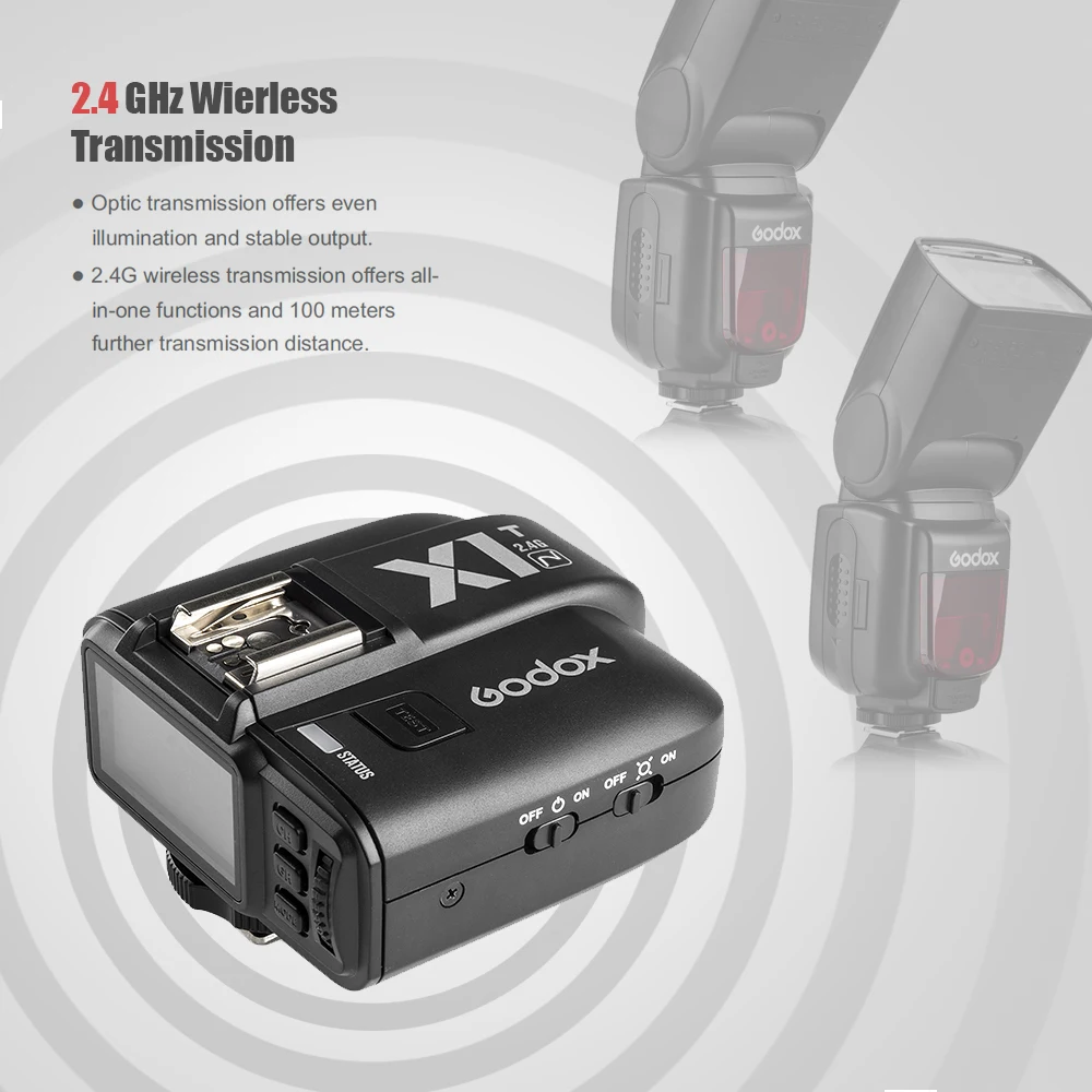 Godox Вспышка Witstro AD360IIN + PB960 TTL вкл/выкл камера Speedlite с X1T беспроводной триггер