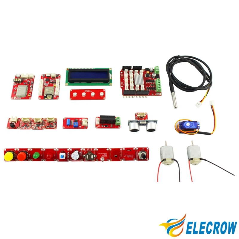 Elecrow Crowtail Deluxe Kit для Arduino Включая 27 шт. Модули DIY Бесплатная Доставка | Электронные