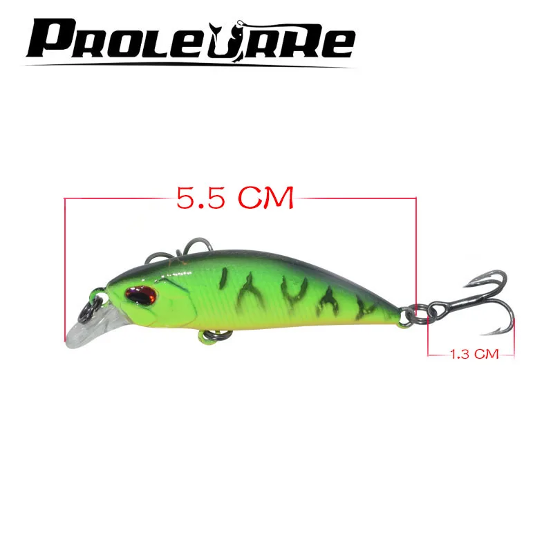 Приманка рыболовная Proleurre 5 см 4 г в японском стиле с крючком|fishing lure|japan minnowlure artificial