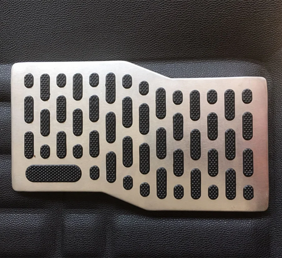 Универсальный коврик для автомобилей из стальной противоскользящей ткани с подножкой для водителя и подкладками для педалей для Land Rover Jeep Audi Bmw VW.