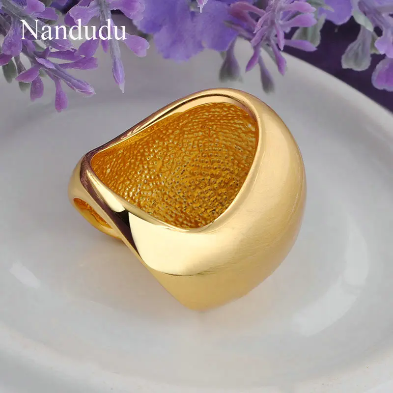 Nandudu FLASH распродажа в стиле панк медные матовые кольца модные ювелирные изделия