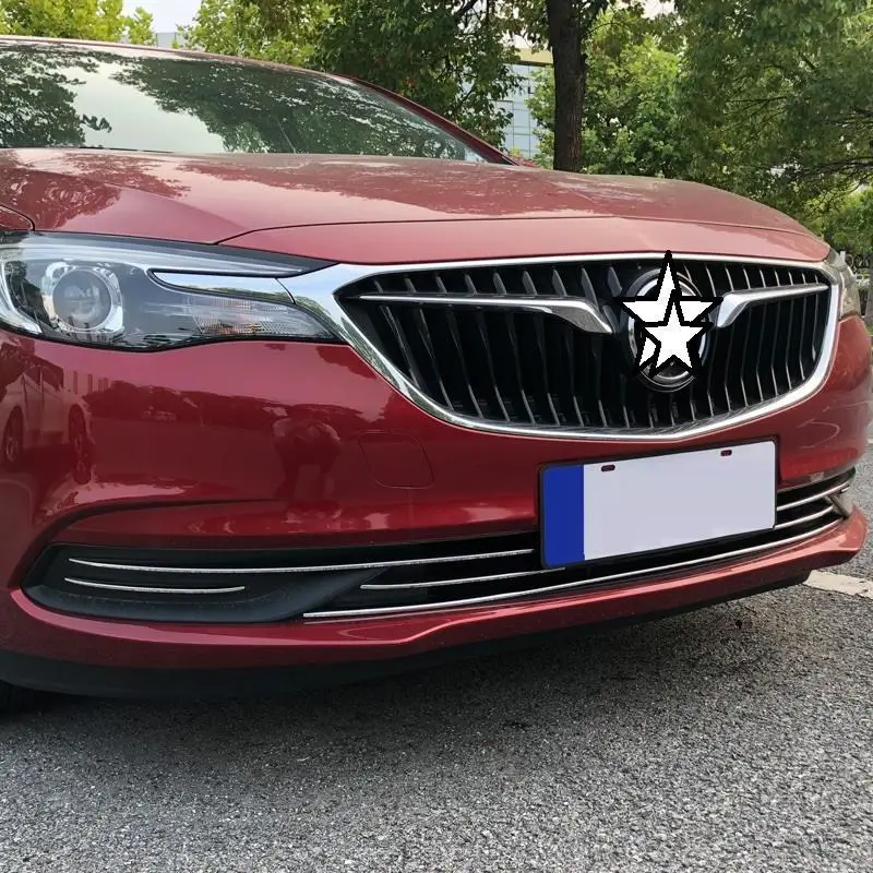Кузова передний бампер решетка наружная Automovil автомобильный модифицированный аксессуар отделка наклейка полосы Чехлы 18 для Buick Excelle GX