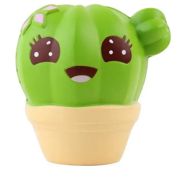 Creative Mini Cactus Cream Scented Squishy Slow Rising Squeeze Strap Kids Christmas Toy Children Baby Toys New | Игрушки и хобби