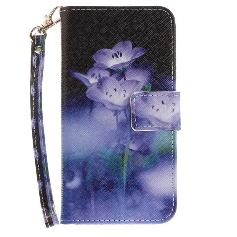 Для iPhone XS Max кожаный чехол грязеотталкивающий PU чехол сумка чехол s для huawei Honor 10 9 Lite P20 Pro P Smart Enjoy 7S Capa B42 - Цвет: Blue Flower