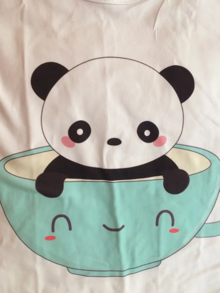 

Children Cartoon Print Cute Coffee Panda Funny T-shirts Kids Summer Short Sleeve Tees Boys/Girls Casual Top Baby Clothes,HKP2109