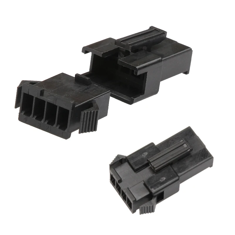 

4 Pin 2.54mm Housing Dupont Connector Pitch JST SM Header Male Female Crimp Pin Terminal Adaptor Assortment Kit 100Pcs/10Set