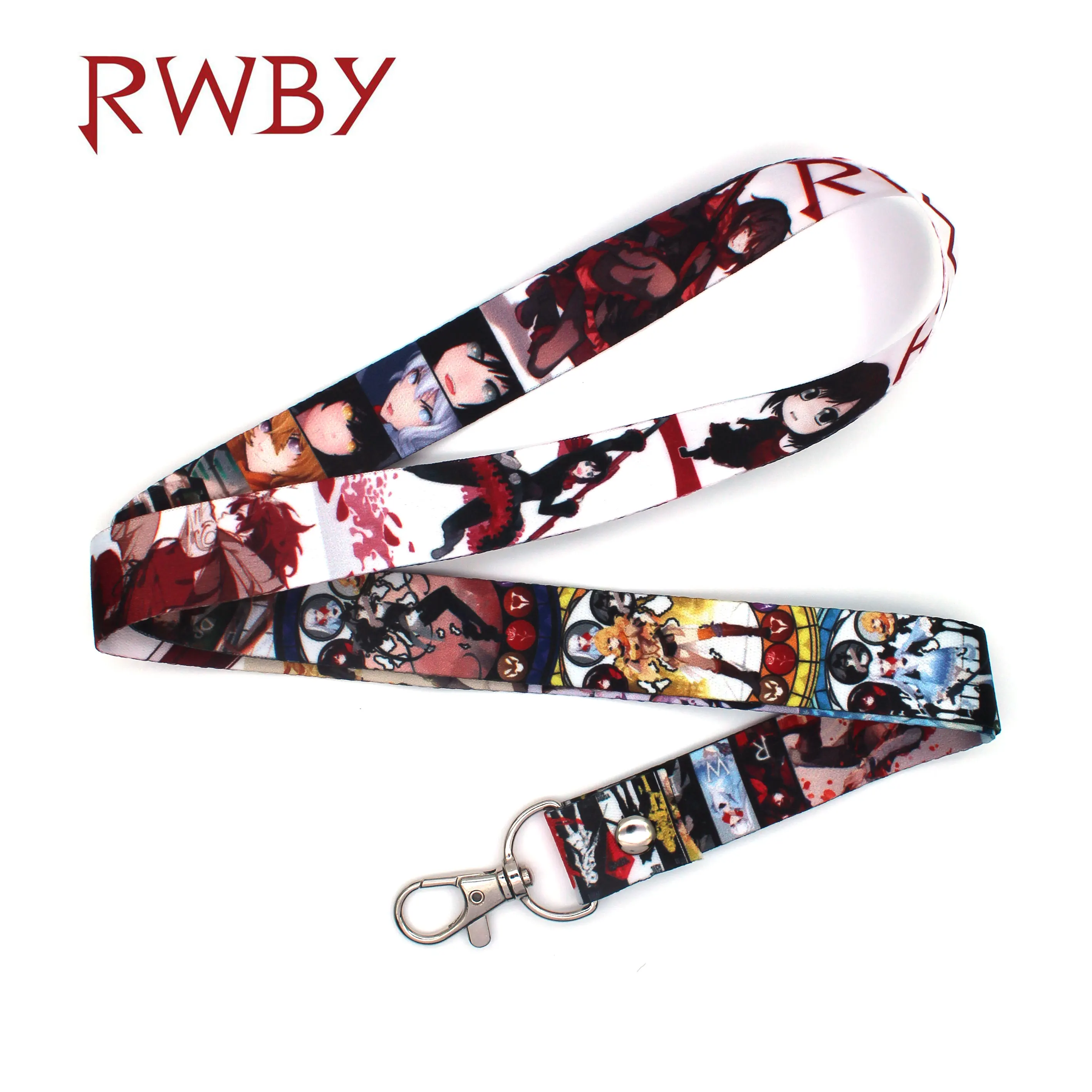 OHCOMICS Горячая Аниме RWBY рубиновый Розовый Красный сотовый телефон Веревка
