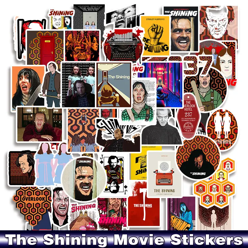 50 шт./упак. The Shining Стэнли Кубрик Классические стикеры ужасов на мобильный телефон