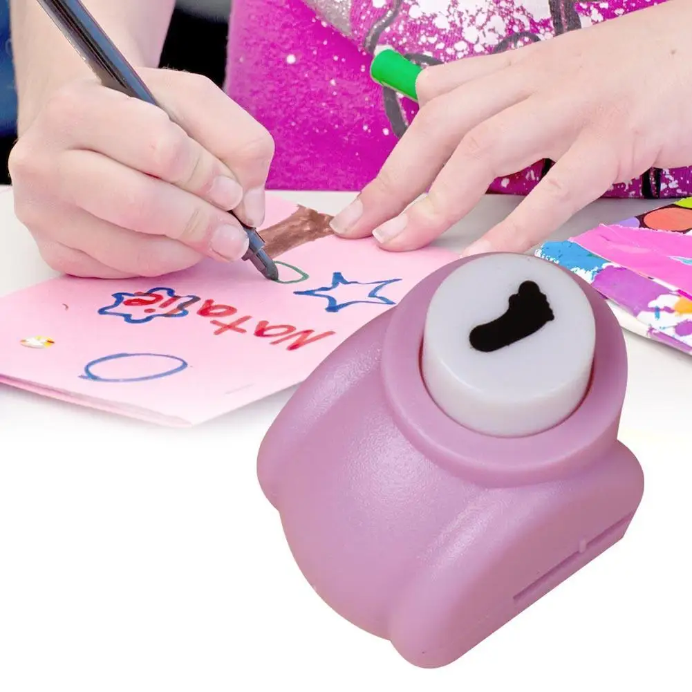 Ножной детский мини-печатный бумажный формирователь для рук бирки скрапбукинга