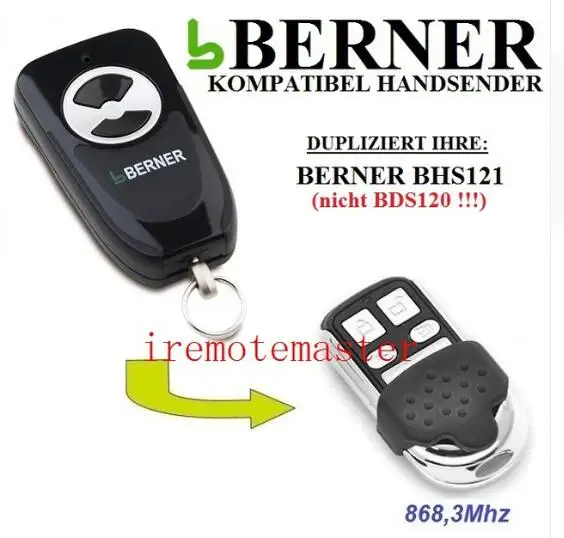Лучшая распродажа! Передатчик BERNER BHS121 для замены пульта дистанционного