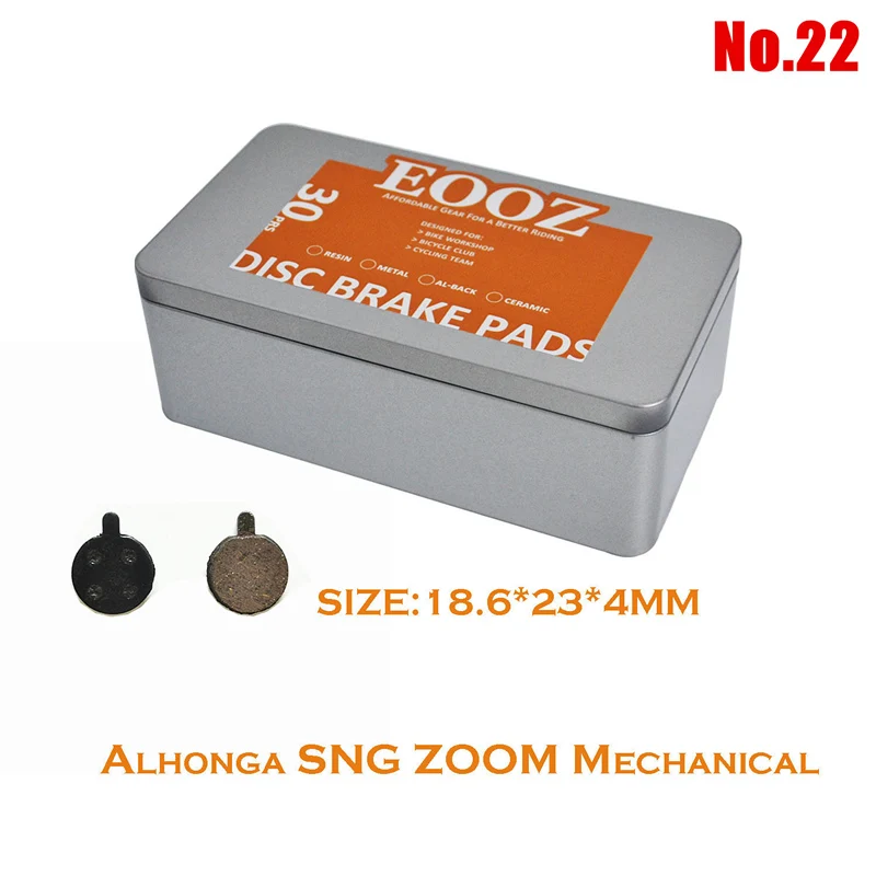 22 ZOOM SNG 30PRS MTB велосипедная колодка для гидравлического тормоза для shimano sram avid magura formula hayes zoom. Специально для любителей велоспорта EOOZ - Цвет: 22 ZOOM SNG