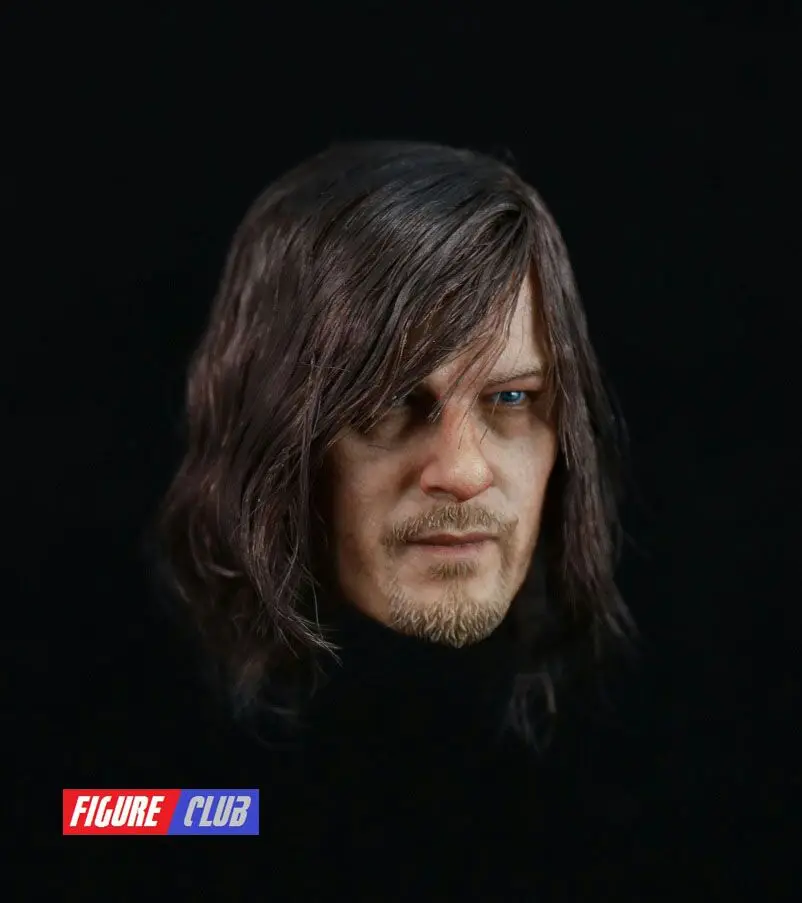 Пользовательские Дэрил Диксон Норман ридус 1/6 начальник Sculpt Walking Dead для Hottoys