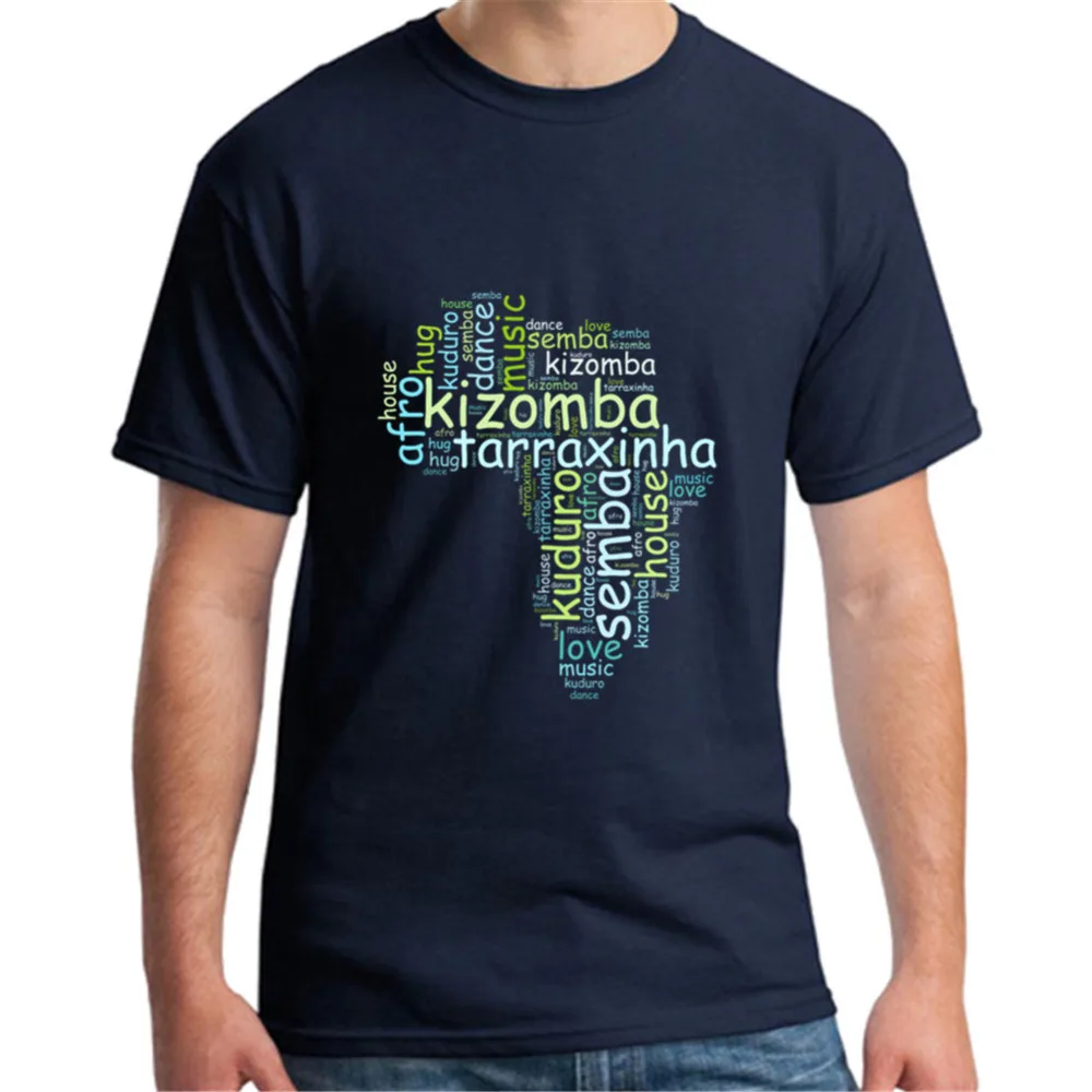 Футболка Kizomba Cloud мужская летняя дешевая футболка с музыкальной тематикой Cool DIY из